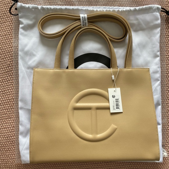 Telfar Bags Authentic Telfar Medium Cream Shopping Bag Poshmark